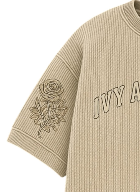 Thermal Embroidered Rose Tee