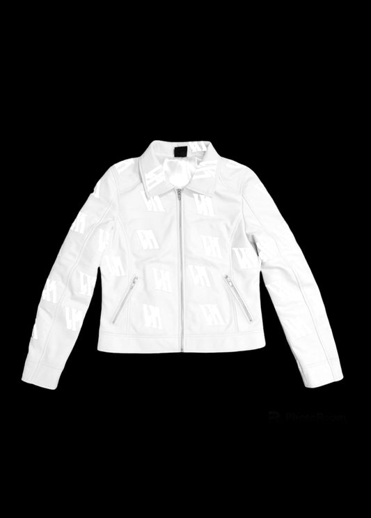 Women’s Leather Logo Jacket