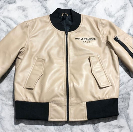 Peanut Butter Bomber Jacket