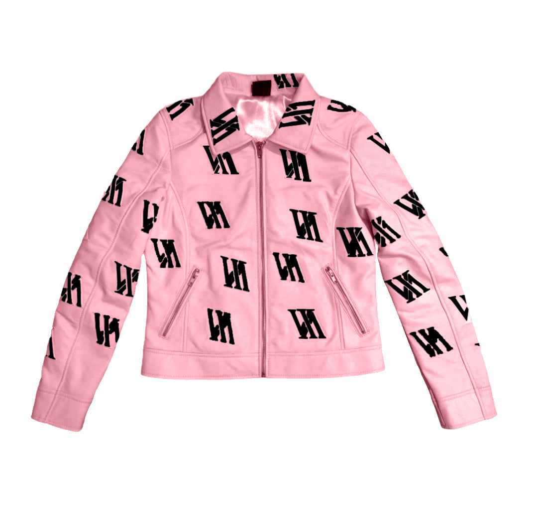 Women’s Leather Logo Jacket