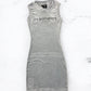 Sleeveless Velour Dress